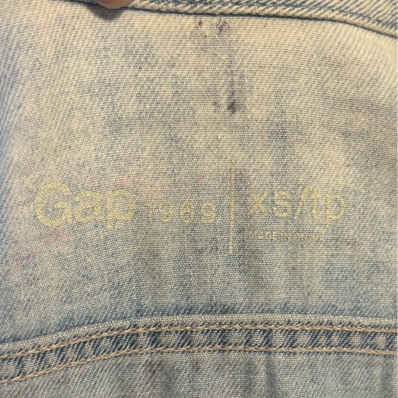 Hand Painted Sugar Skulñ Denim Jacket with Button Detail - Picture 12 of 12